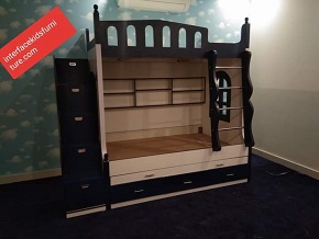 Dark Wood Jambo Bunk Bed