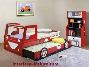 Wooden Toddler kids Car Bed
